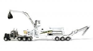 TWH089-010-6 - Déchiqueteuse VERMEER TG7000 BLANC sur PETERBILT 379 4 Essieux