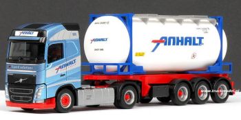 HER304702 - VOLVO FH GL 4x2 avec porte container 3 Essieux et container citerne ANHALT