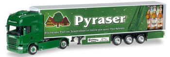 HER306874 - SCANIA R TL 4x2 avec remorque frigo 3 Essieux BRUNNER Brasserie PYRASER
