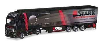 HER308380 - MERCEDES Actros Giga 4x2 avec remorque 3 Essieux TRIO TRANS / STARK FAHRZ