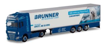 HER310055 - DAF XF SSC Euro 6 4x2 avec remorque frigo 3 Essieux PB Transport / BRUNNER