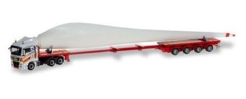 HER310062 - MAN TGX XLX 6x4 avec semi 4 Essieux et pales d'éolienne GATTO WIND