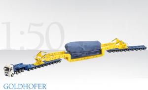 CON70174 - MAN TGX 8x4 VOSS avec remorque GOLDOFHER 10 essieux + 12 essieux