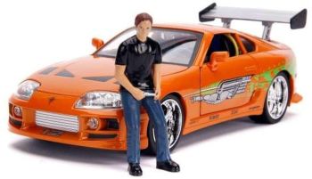 JAD31139 - TOYOTA Supra 1995 FAST AND FURIOUS avec figurine et lumières