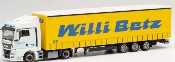 HER311878 - MAN TGX XLX 6x4 avec remorque bâchée 3 Essieux WILLI BETZ