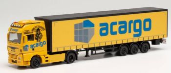 HER313094 - MAN TGX XXL G. 4x2 avec avec remorque bâchée 3 Essieux ACARGO