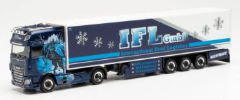 HER313261 - DAF XF SSC 4x2 avec remorque frigo 3 Essieux IFL / NACHTMARE