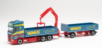 HER313285 - SCANIA CS 20 6x2 porteur avec remorque et grue de déchargement MATTHIESSEN