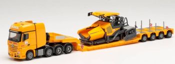 HER313421 - MERCEDES Actros SLT 8x4 avec porte engins et Finisher VÖGELE 1900i MAX BÖGL
