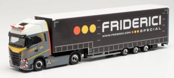 HER313629 - IVECO S-Way 4x2 avec remorque surbaissé 3 Essieux FRIDERICI