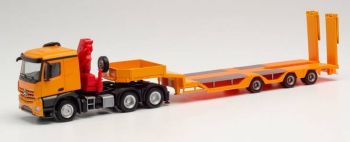 HER313933 - MERCEDES Arocs 6x4 Avec porte engins 3 Essieux Orange