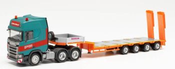 HER314220 - SCANIA CR 20 6x4 avec porte engins 4 Essieux GRUBER