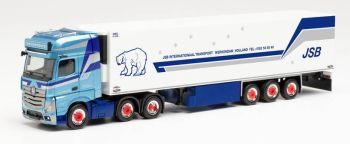 HER314312 - MERCEDES Actros G. 6x2 avec remorque frigo 3 essieux JSB Transport