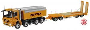 NZG802/01 - MB Actros MP3 8x4 avec Remorque NOOTEBOOM ASD40 aux couleurs MNO
