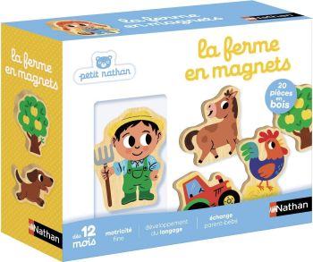 NAT31541 - La ferme en magnets bois
