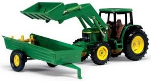 ERT15488 - JOHN DEERE 6210 avec Epandeur à Fumier