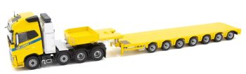 IMC32-0034 - VOLVO FH04 Globetrotter 8x4 avec plateau Nooteboom 6 Essieux TER LINDEN