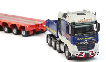 IMC32-0037 - MERCEDES-BENZ  Arocs 8x4 BigSpace avec plateau 2x6 essieux InterCombi COLLETT