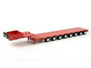 LIT696 - Remorque porte-engins 8 Essieux Rouge