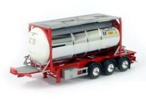 LIT729 - Remorque Porte-containers avec Container-Citerne