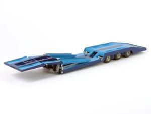 LIT960 - Remorque Porte-camions 3 Essieux Bleue