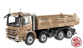 NZG741/61 - MERCEDES Actros 8x4 Benne MEILLER Champagne
