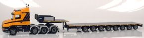 LIT1539 - SCANIA T 8x4 avec Semi Télescopique 8 essieux NOOTEBOOM
