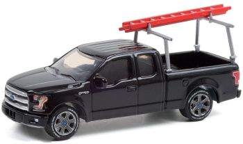 GREEN35200F - FORD F-150 2017 avec porte échelle BLUE COLLAR COLLECTION sous blister