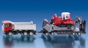 SIK1854 - SCANIA 6x4 Benne avec Bull LIEBHERR 764 - 1/87