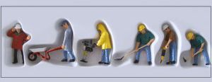 BYM25016 - Lot de 6 Personnages de Chantier