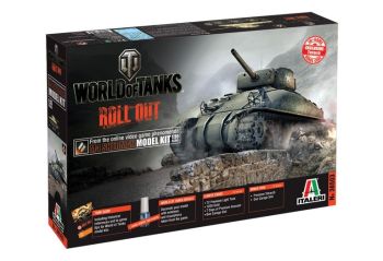 ITA36503 - Char Sherman M4  WORLD OF TANKS à assembler et à peindre