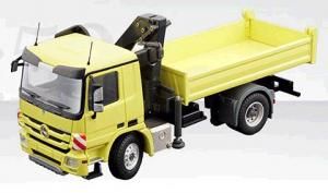 CON72165 - MERCEDES Actros 4x4 Benne avec Grue de Déchargement
