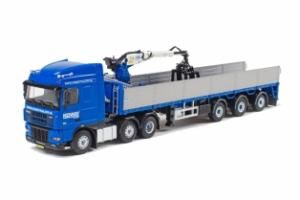 WSI9233 - DAF XF95 6X2 Avec Remorque 3 essieux.grue KENNIS