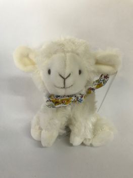 DC3817-01 - Agneau chouchou doudou foulard fleuri