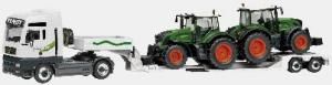 SCH22709 - MAN TGA porte engins avec 2 FENDT 936 Ech:1/87