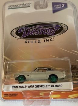 GREEN39070-CVERT - CHEVROLET Camaro jantes vertes 1970 Gary Mills' sous Blister