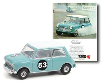 GREEN39080-B - MINI COOPER S Morris 1967 VINTAGE AD CARS sous blister