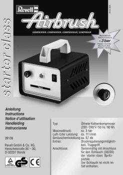 REV39136 - Compresseur d'aérographe Airbrush Starter Class
