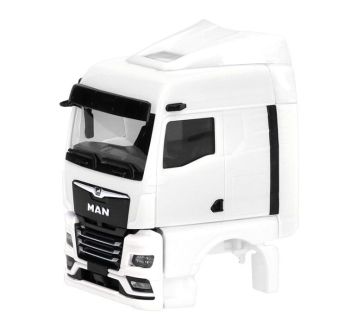 HER086349 - MAN TGX GM cabine déflecteurs et caméra de rétroviseur blanc - 2 pièces à assembler