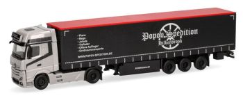HER318891 - MERCEDES BENZ Actros L 4x2 avec remorque 3 essieux POPOV Spedition