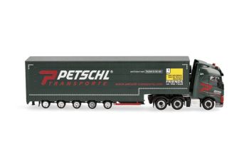 HER318914 - VOLVO FH GL 6x4 avec remorque 5 essieux PETSCHL
