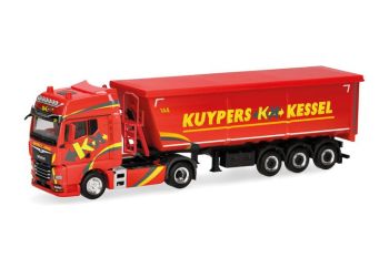 HER319065 - MAN TGX GX 4x2 avec benne 3 essieux KUYPERS