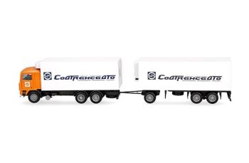 HER321167 - VOLVO F10 6x4 avec caisse et remorque 1+2 essieux SOVTRANSAVTO