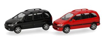 HER013932-002 - OPEL Zafira noir et rouge - 2 pièces à assembler