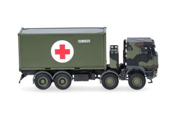 HER747219-002 - IVECO Trakker 8x8 avec container 20 pieds de la Bundeswehr