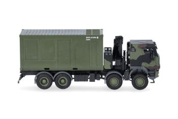 HER747288-002 - IVECO Trakker 8x8 avec container 20 pieds et grue Bundeswehr