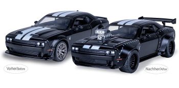 JAM402615 - DODGE Challenger SRT Jailbreak 2en1 2022 Noir à assembler