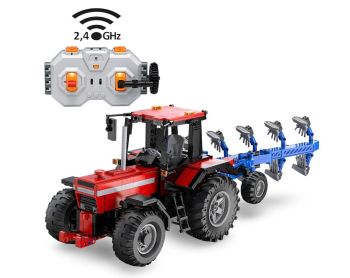 JAM402908 - Tracteur avec charrue - radiocommandé - BRICKS - 1675 pièces