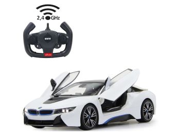 JAM404571 - BMW i8 blanc avec porte radiocommandé