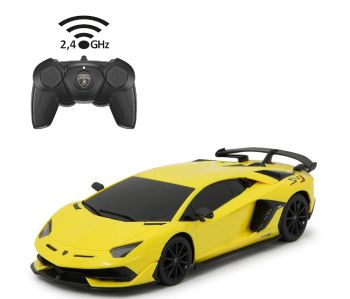 JAM405187 - LAMBORGHINI Aventador SVJ Jaune - Radiocommandé